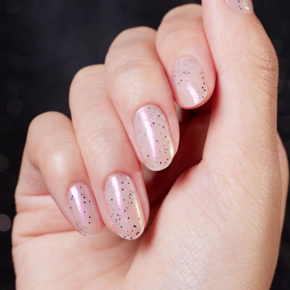 *Exclusive* Color Street: Grim Gleamer | Clear Overlay Glitter Lavender Purple